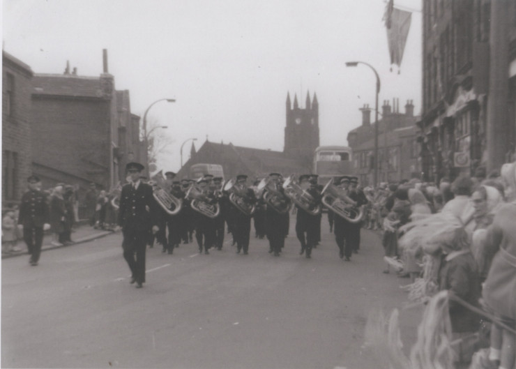 Band Marching - Queensbury High Street